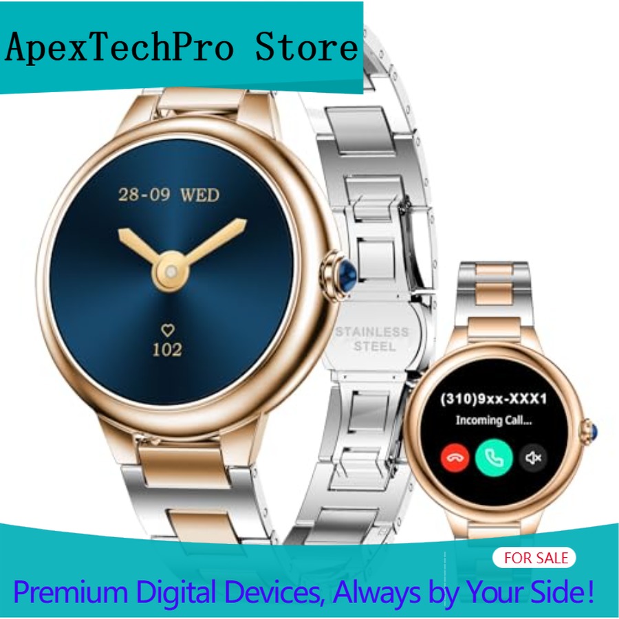 Luxury Watch Image - ApexTP 여성용 럭셔리 스마트워치 1.19 AMOLED