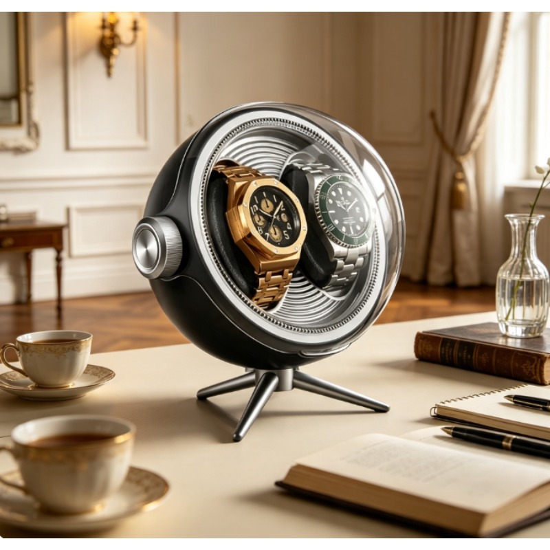 Zero Luxury Watch - 자기장이 없는 자동 시계 와인더, 기계식