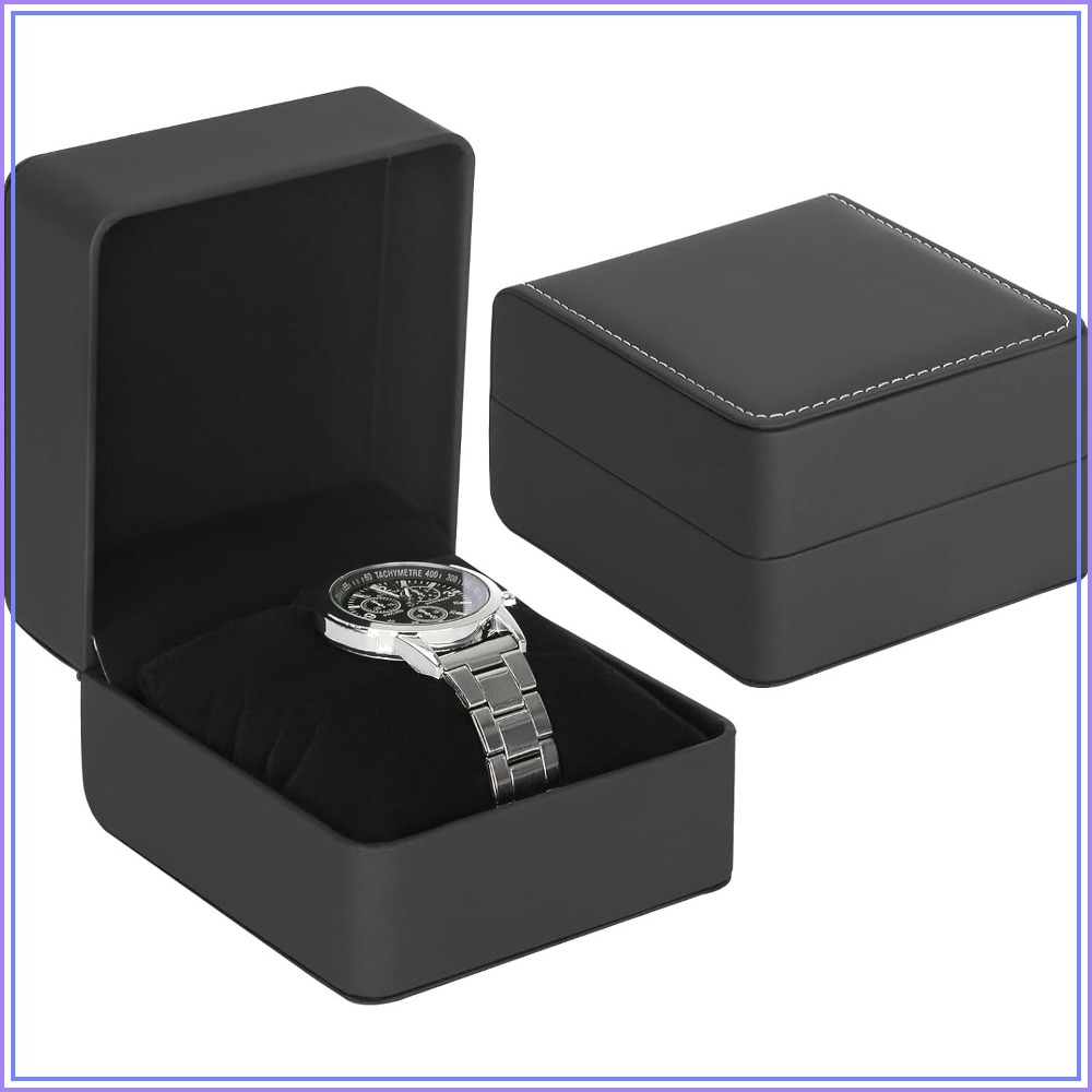 Luxury Watch Image - 고급 PU 가죽 시계 여행용 케이스