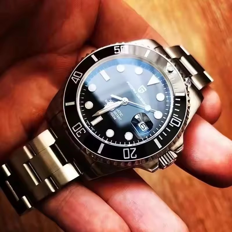Luxury Watch With Rubber Strap - 파가니 디자인 기계식 세라믹 베젤 럭셔리