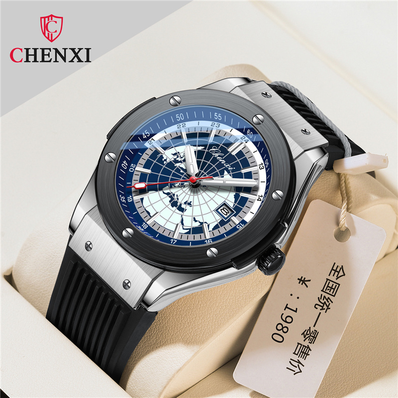 Luxury Watch Brands In World - CHENXI 82442 쿼츠 시계 남성 캐주얼