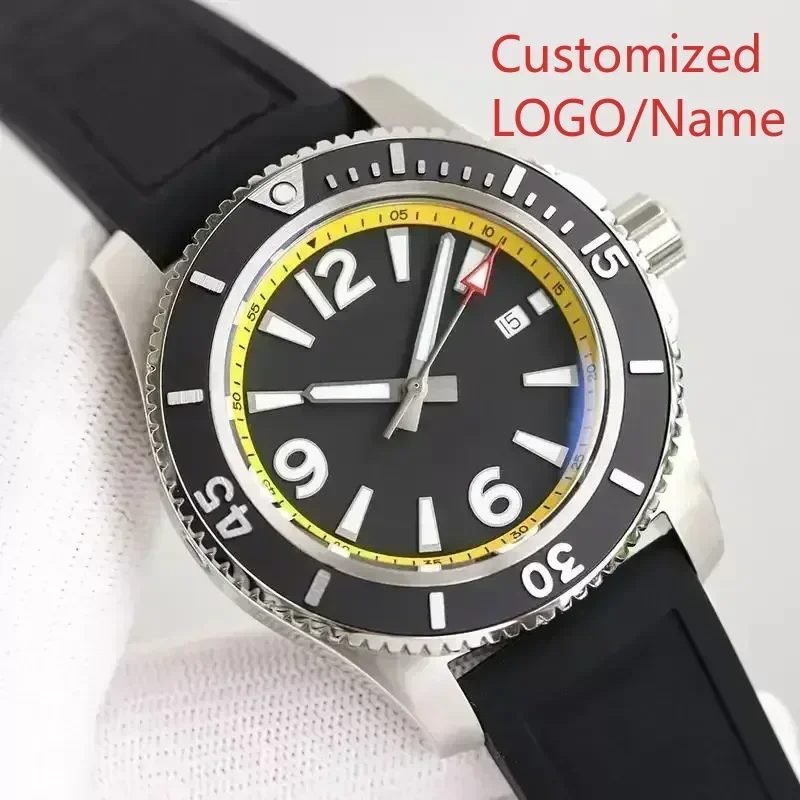 Luxury Watch With Rubber Strap - A11 스토어 맞춤형 시계 남성용 시계