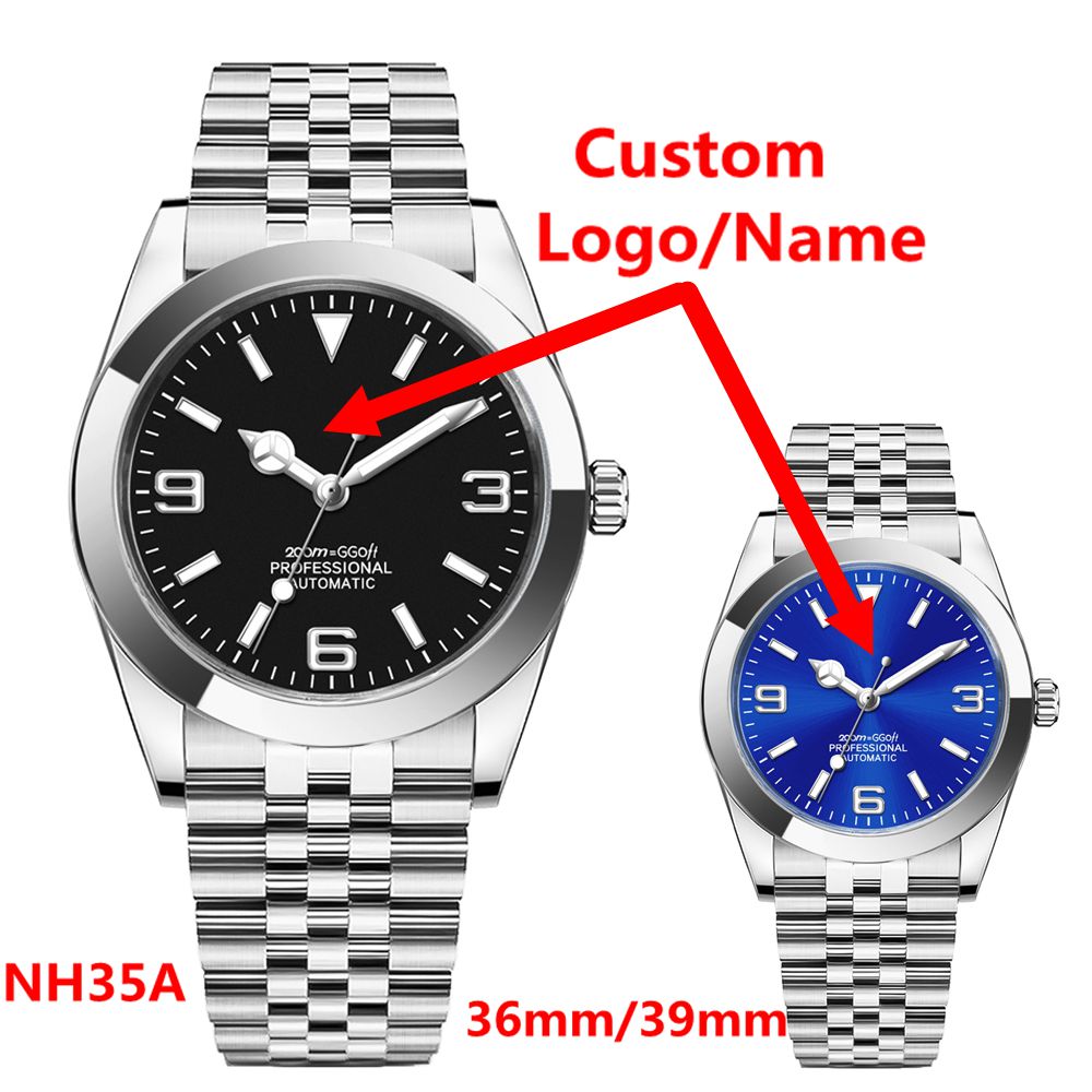Luxury Watch Logo - 맞춤형 로고 고급 NH35 시계 여성