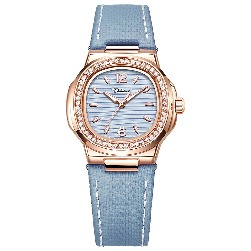 Luxury Watch With Rubber Strap - 정교하고 미니멀한 나우틸러스 여성용 기계식 시계,