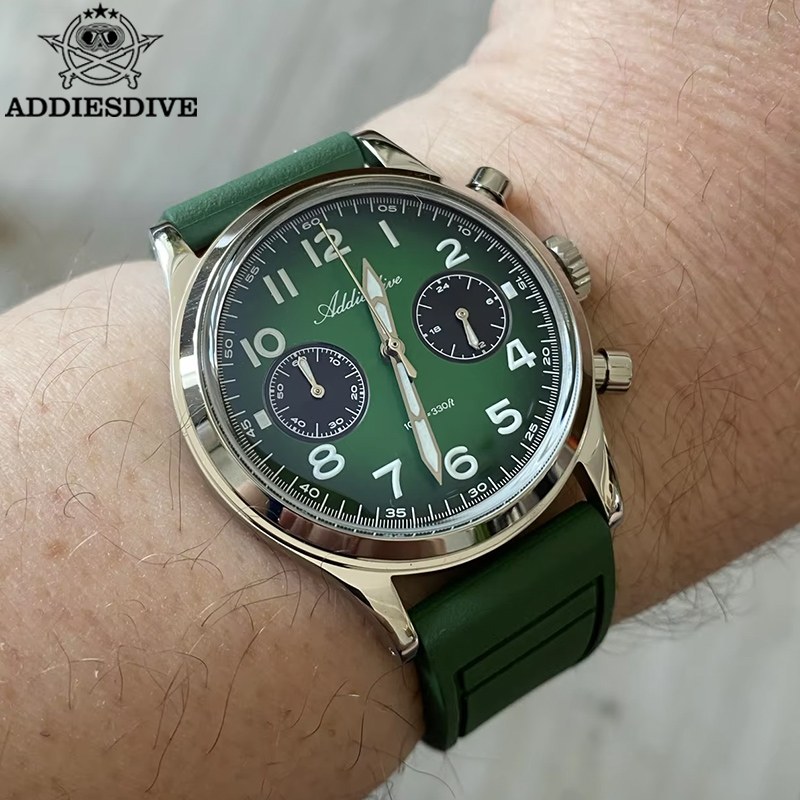 Zero Luxury Watch - ADDIESDIVE 시계 새로운 크로노그래프 VK64 쿼츠