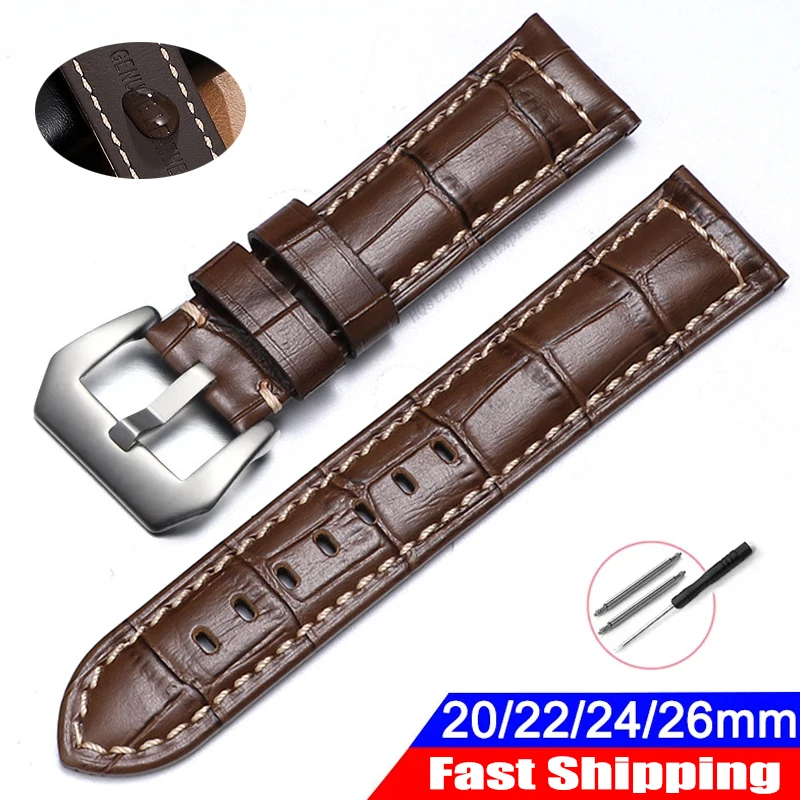 Luxury Watch Panerai - 파네라이 시계 밴드용 가죽 범용 교체