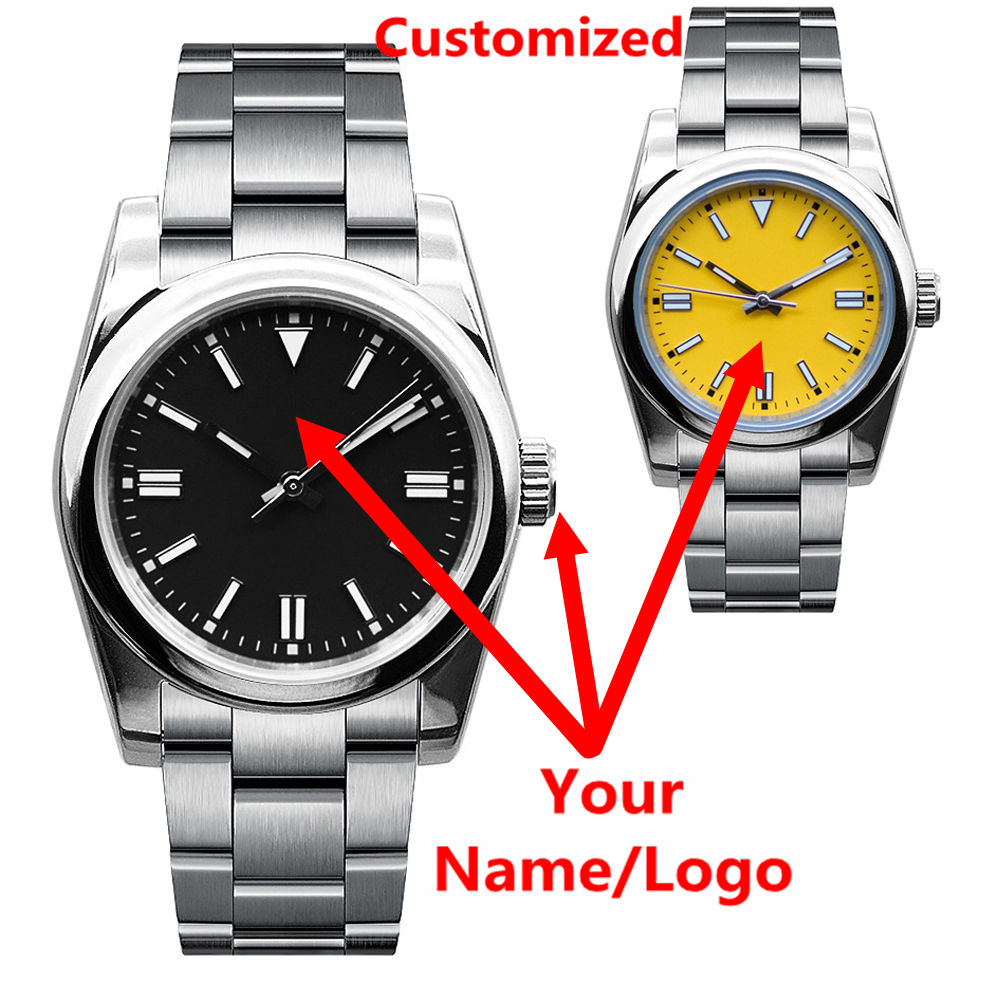 Luxury Watch Logo - 커스텀 로고 남성용 시계 사파이어 럭셔리