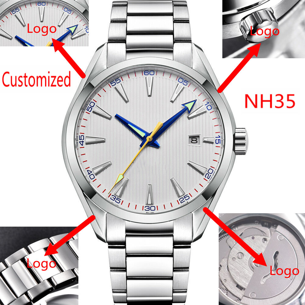 Luxury Watch Logo - 맞춤형 로고 41mm 남성용 미요타/NH35 오토매틱