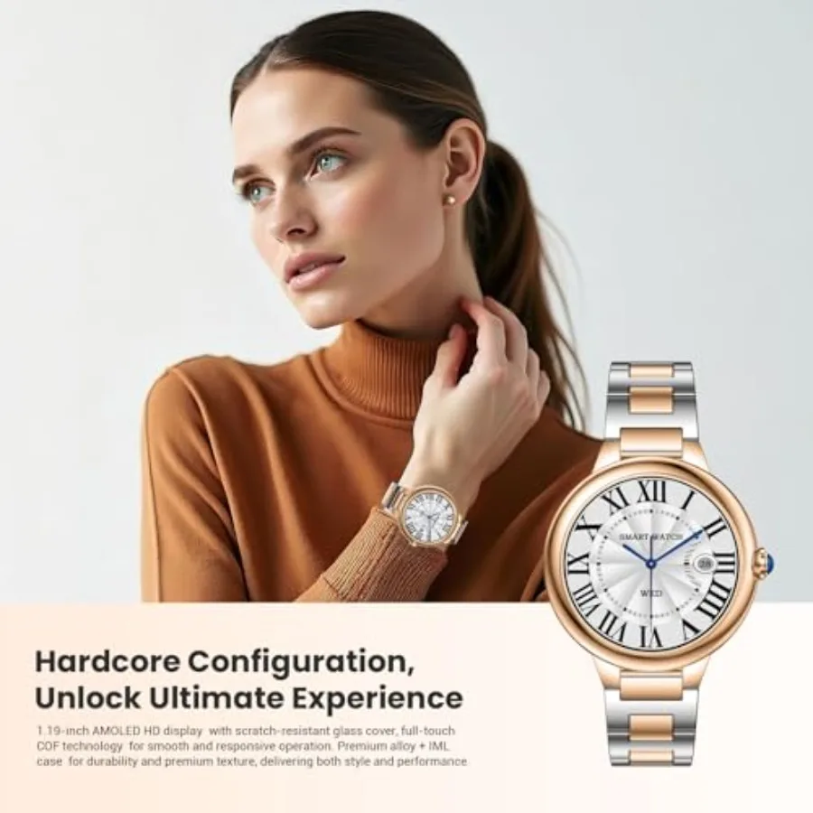 ApexTP 여성용 럭셔리 스마트워치 1.19 AMOL - Luxury Watch Image 리뷰 및 가격