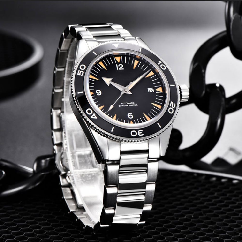 사용자 정의 로고 NH35 무브먼트 시계 10bars  - Luxury Watch Logo 리뷰 및 가격