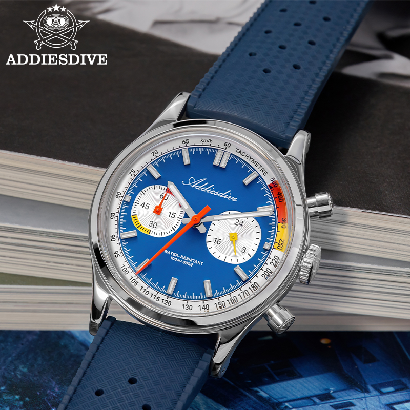 ADDIESDIVE 쿼츠 시계 남성용 VK64 크로노그 - Zero Luxury Watch 리뷰 및 가격