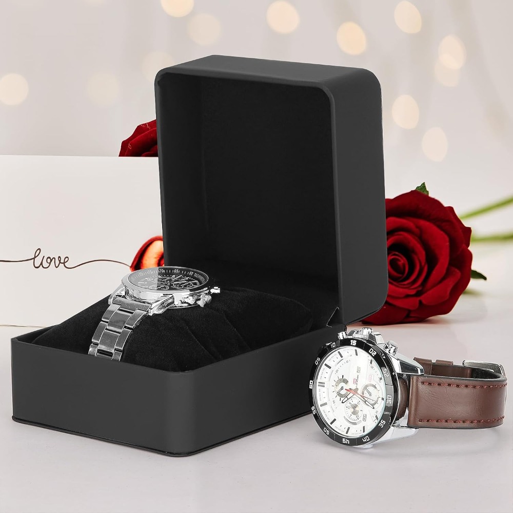 고급 PU 가죽 시계 여행용 케이스 (탈부착 가능한 베 - Luxury Watch Image 리뷰 및 가격
