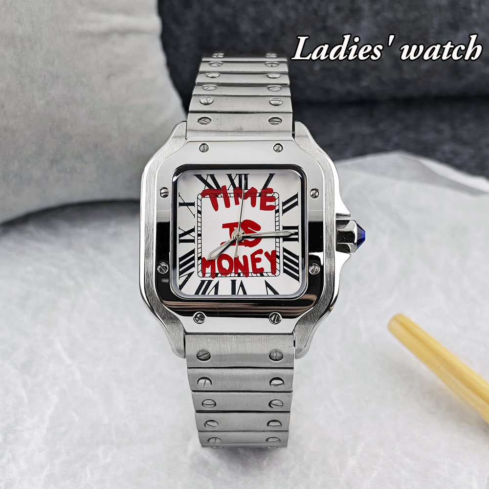 새로운 NH05 스퀘어 시계 시간은 돈이다 시계 여성용 - Luxury Watch Logo 리뷰 및 가격