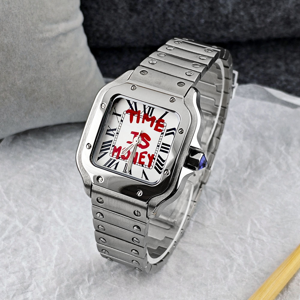새로운 NH05 스퀘어 시계 시간은 돈이다 시계 여성용 - Luxury Watch Logo 리뷰 및 가격