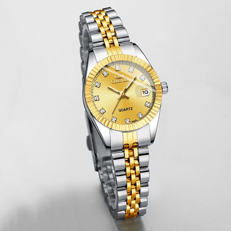 첸시 핫세일 고급 여성용 골드 스테인리스 스틸 스몰 다 - Luxury Watch On Sale 리뷰 및 가격