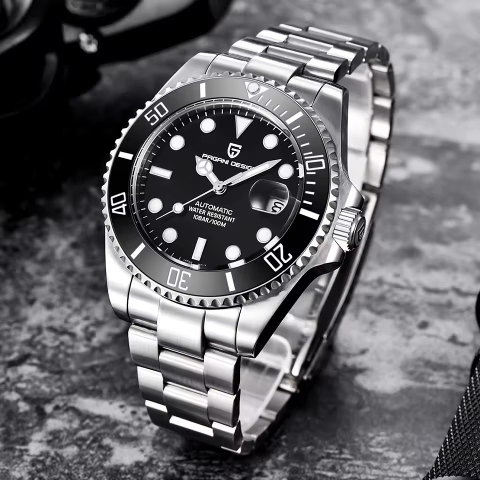 파가니 디자인 기계식 세라믹 베젤 럭셔리 시계 사파이어 - Luxury Watch With Rubber Strap 리뷰 및 가격