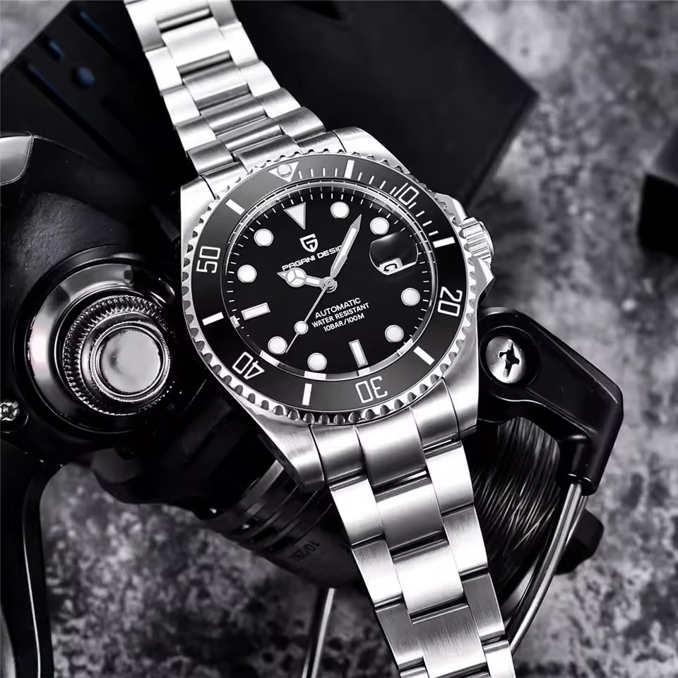파가니 디자인 기계식 세라믹 베젤 럭셔리 시계 사파이어 - Luxury Watch With Rubber Strap 리뷰 및 가격