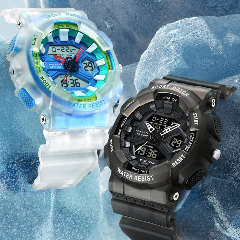 TIMEARTX 남성용 시계 고급스러운 다기능 대형 다 - Luxury Watch With Rubber Strap 리뷰 및 가격