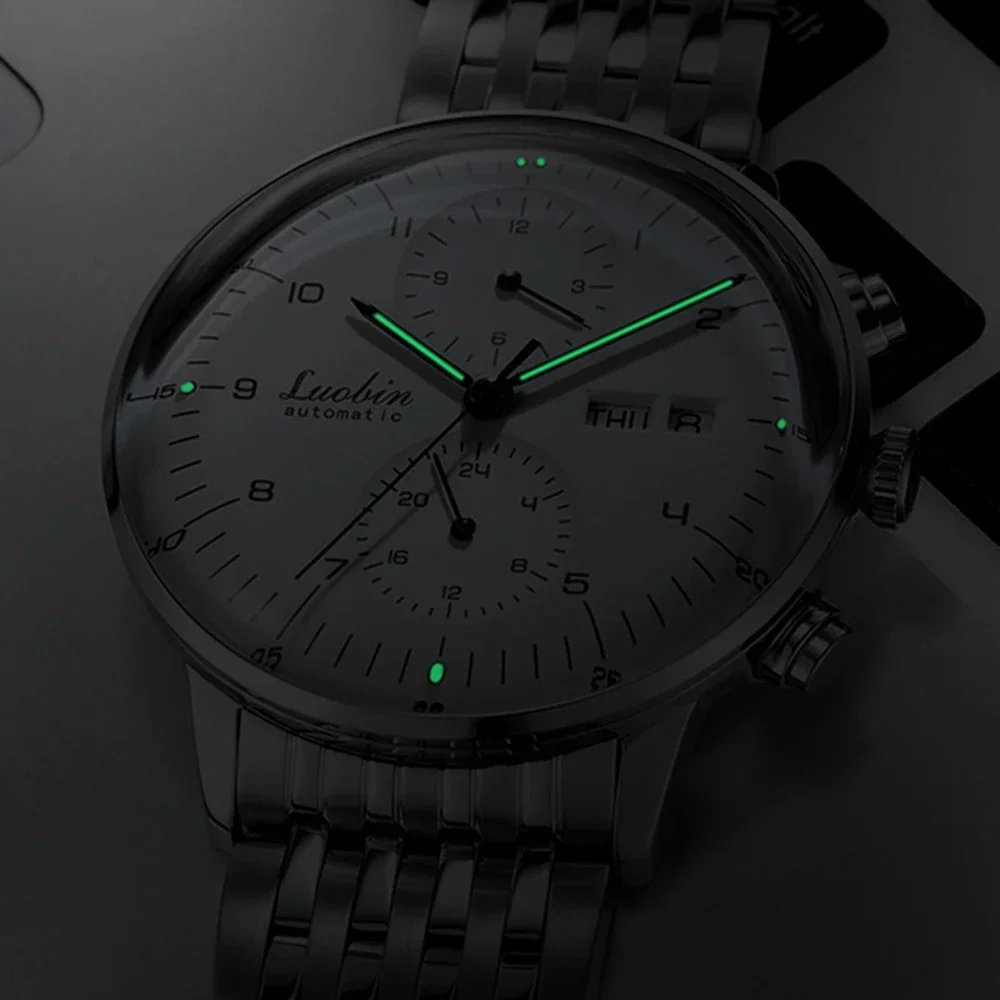 남성 패션 기계식 시계 비즈니스 자동 손목 시계 스테인 - Luxury Watch On Sale 리뷰 및 가격