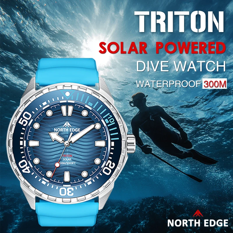 비바CT 뉴 노스 엣지 트리톤 태양광 다이빙 시계 남성 - Luxury Watch Image 리뷰 및 가격