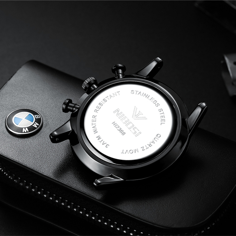 니보시 패션 남성용 시계 탑 브랜드 럭셔리 쿼츠 시계  - Luxury Watch Logo 리뷰 및 가격
