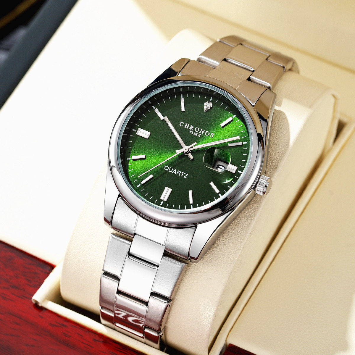 CHRONOS 최고 브랜드 럭셔리 남자 손목 시계 방수 - Luxury Watch Cartier 리뷰 및 가격