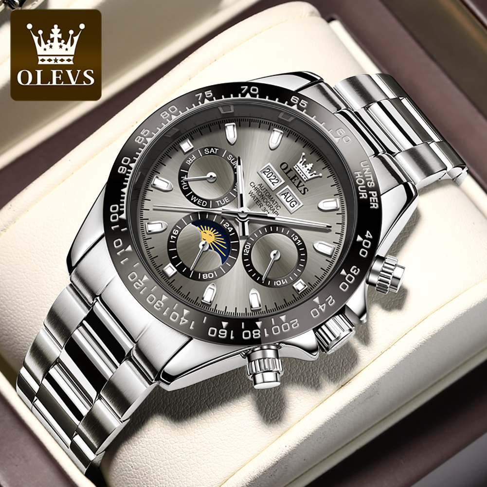 OLEVS 6654 럭셔리 남성용 시계 크로노 그래프  - Luxury Watch On Sale 리뷰 및 가격