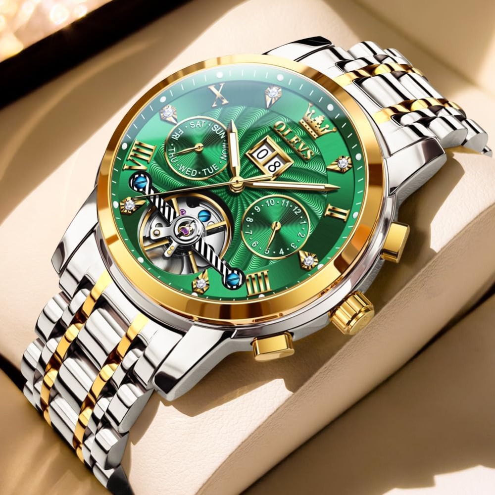 아날로그 쿼츠 럭셔리 다이아몬드 방수 크로노그래프 스테 - Luxury Watch Image 리뷰 및 가격