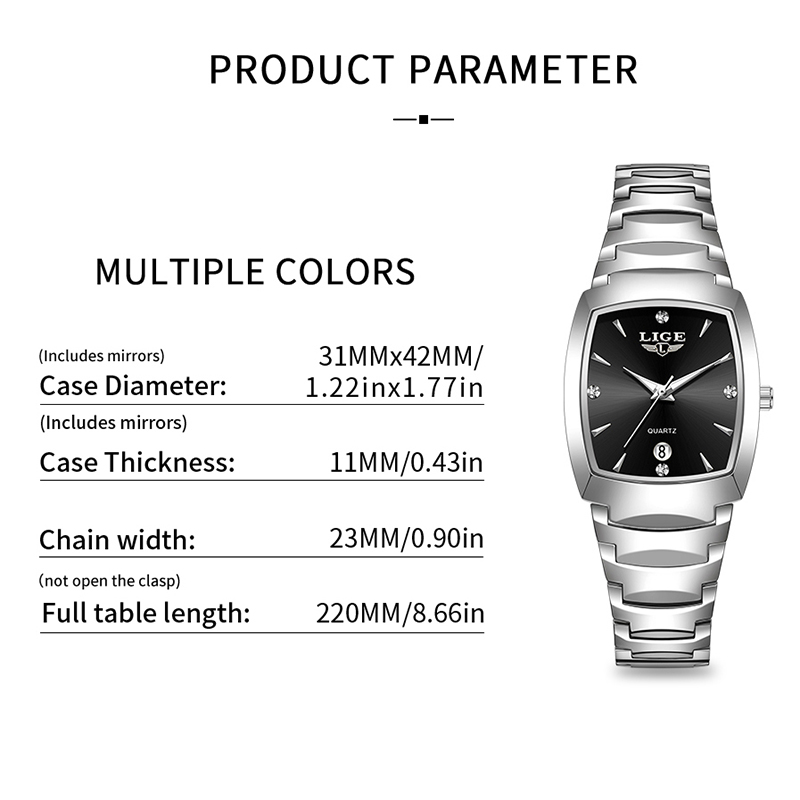 LIGE 시계 여성 비즈니스 럭셔리 숙녀 시계 여성 방 - Luxury Watch With Bracelet 리뷰 및 가격