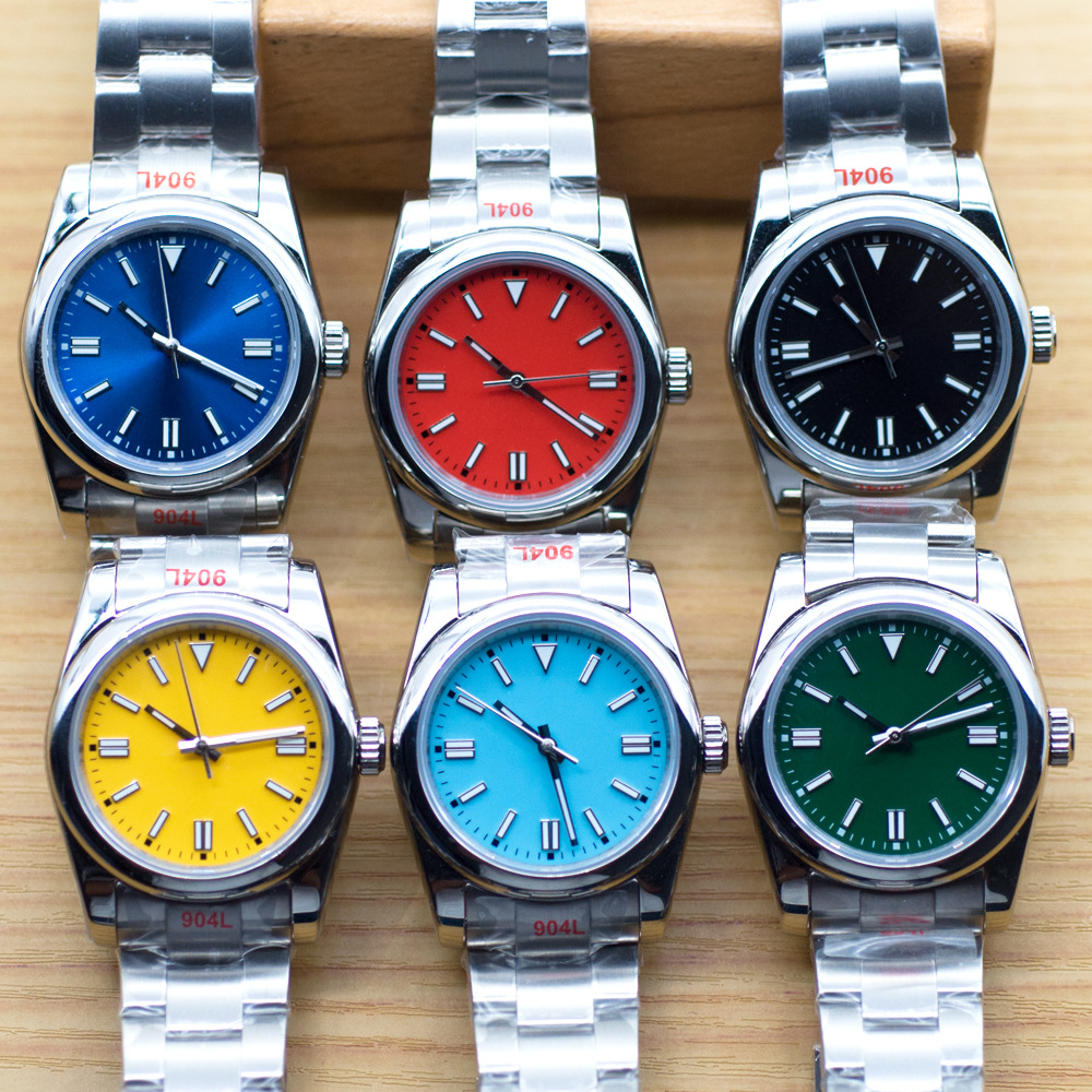 36mm/40mm 남성용 시계 무지 다이얼 NH35 오 - Luxury Watch Logo 리뷰 및 가격