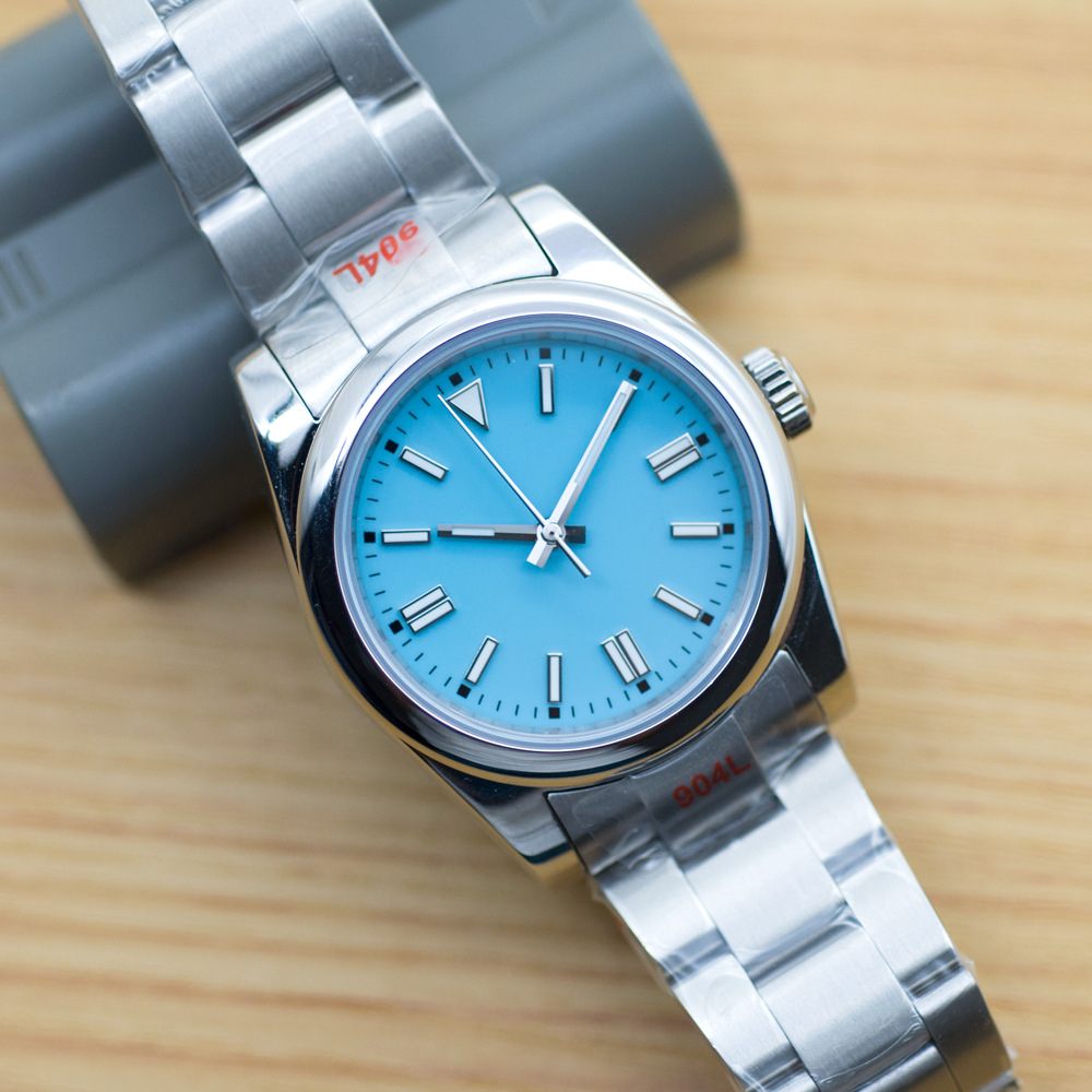 36mm/40mm 남성용 시계 무지 다이얼 NH35 오 - Luxury Watch Logo 리뷰 및 가격
