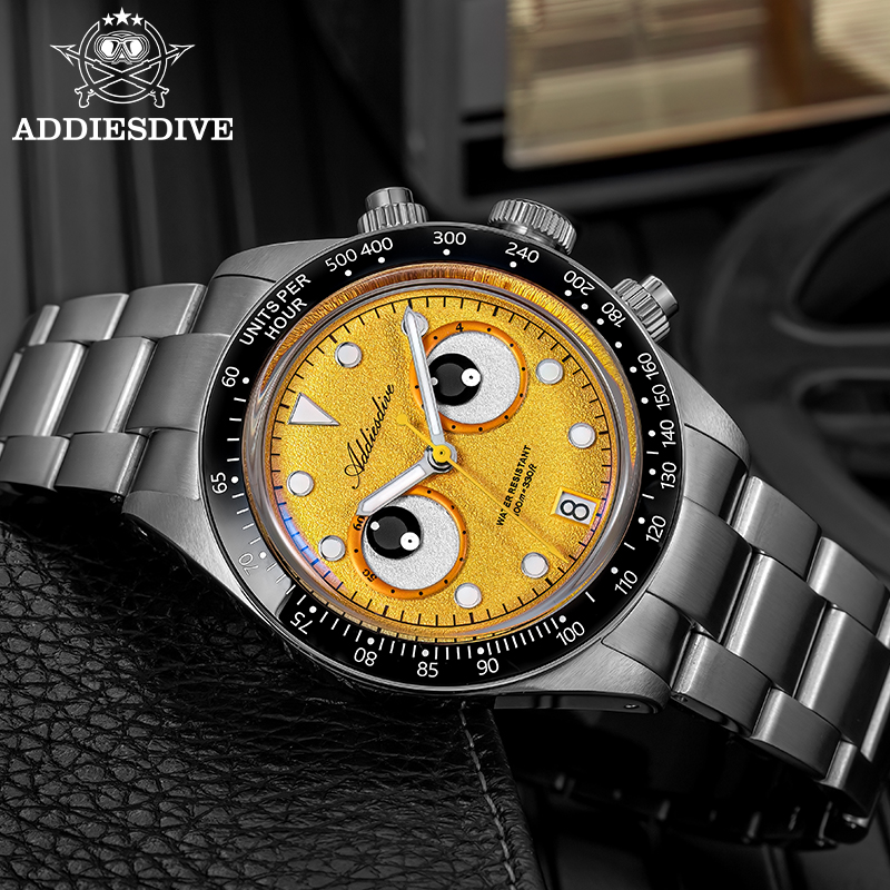 ADDIESDIVE VK64 크로노그래프 쿼츠 시계 버 - Zero Luxury Watch 리뷰 및 가격