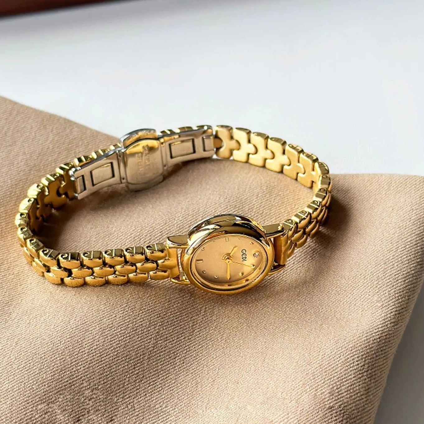 여성용 오리지널 럭셔리 브랜드 시계, 레트로 골든 타원 - Luxury Watch On Sale 리뷰 및 가격