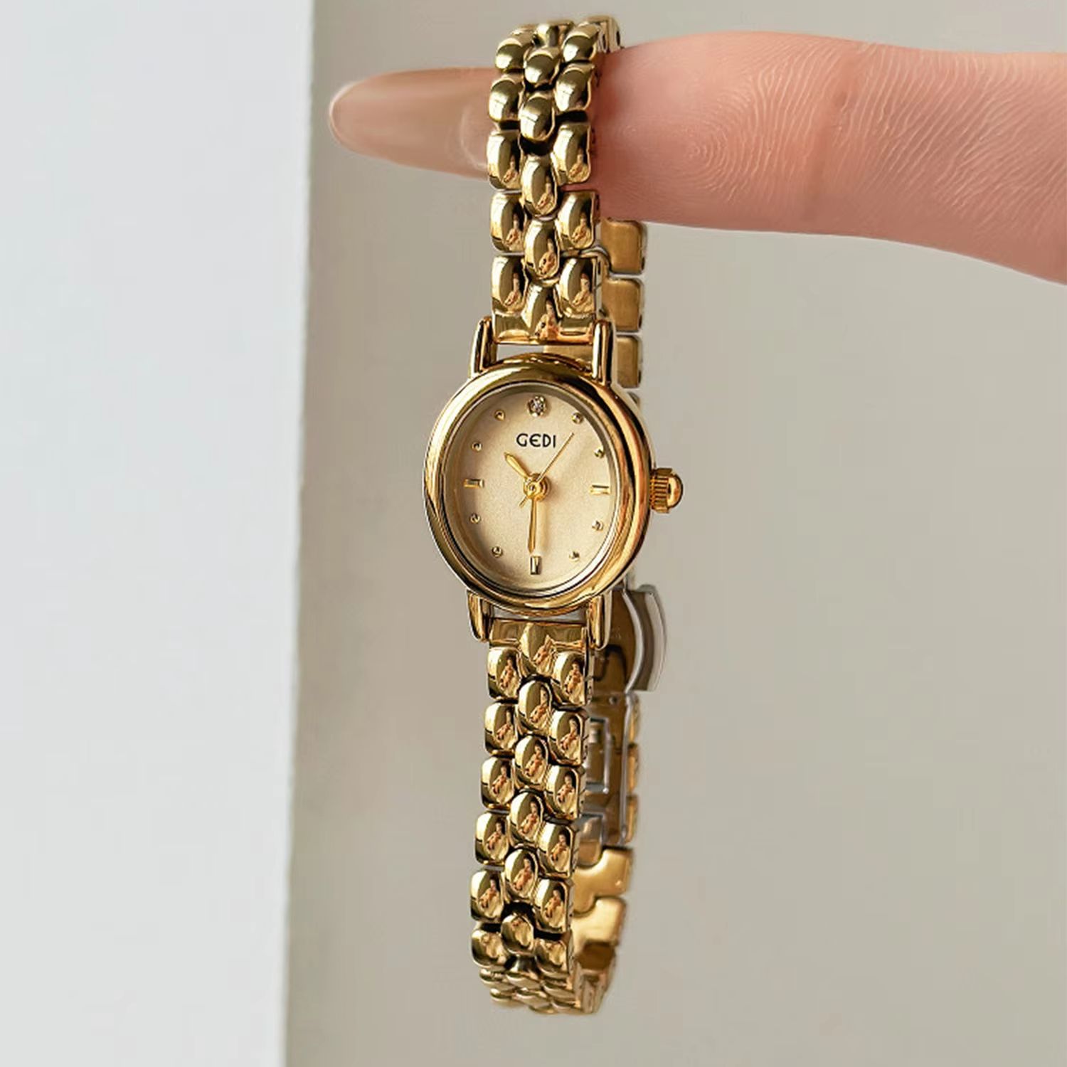 여성용 오리지널 럭셔리 브랜드 시계, 레트로 골든 타원 - Luxury Watch On Sale 리뷰 및 가격
