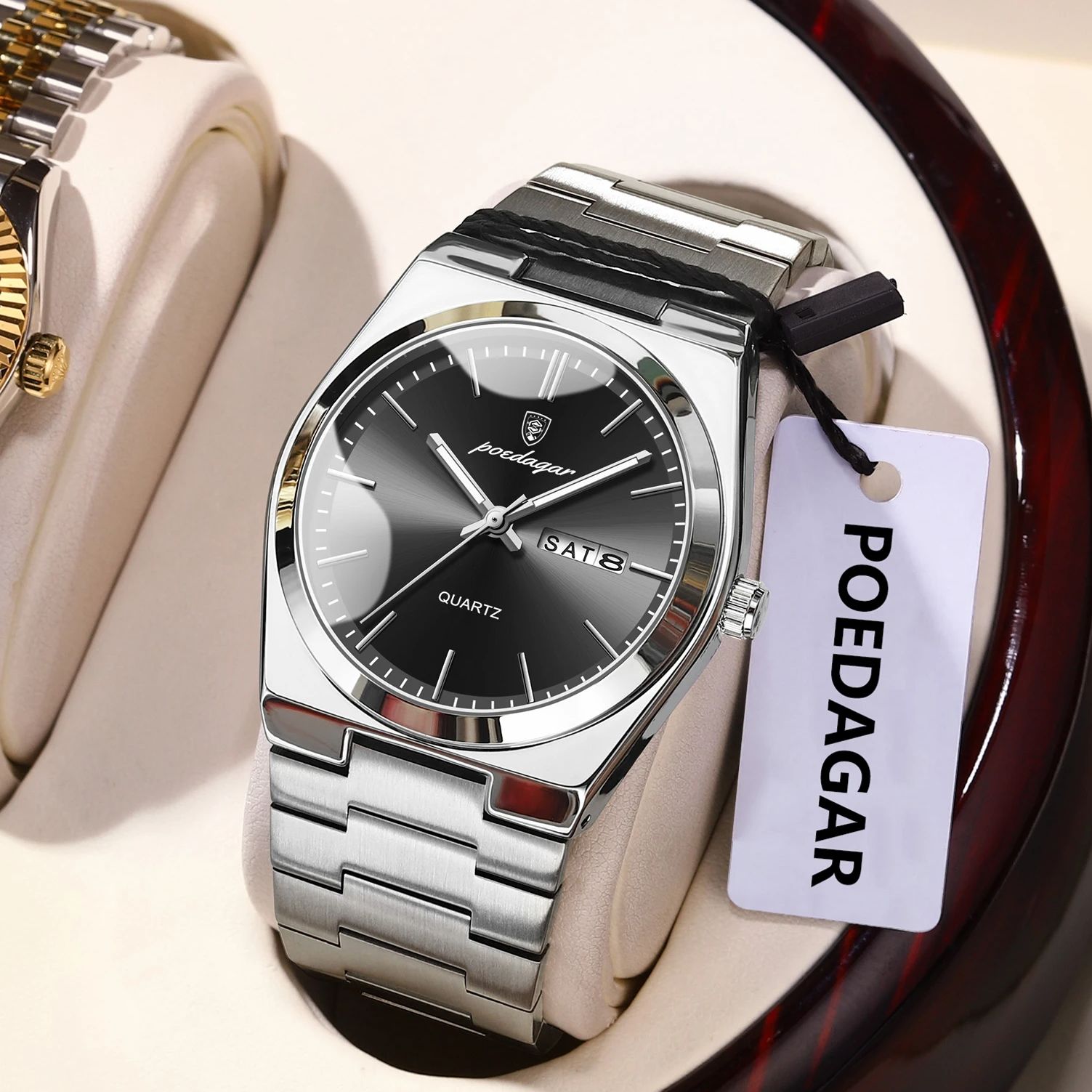 포에다가 럭셔리 남성용 쿼츠 손목시계 방수 야광 날짜  - Luxury Watch Cartier 리뷰 및 가격