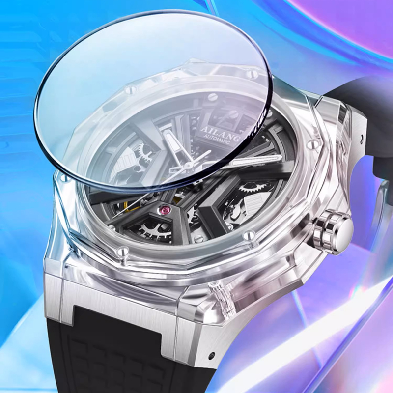 AILANG 브랜드 스포츠 남자 기계식 시계 럭셔리 고 - Luxury Watch With Rubber Strap 리뷰 및 가격