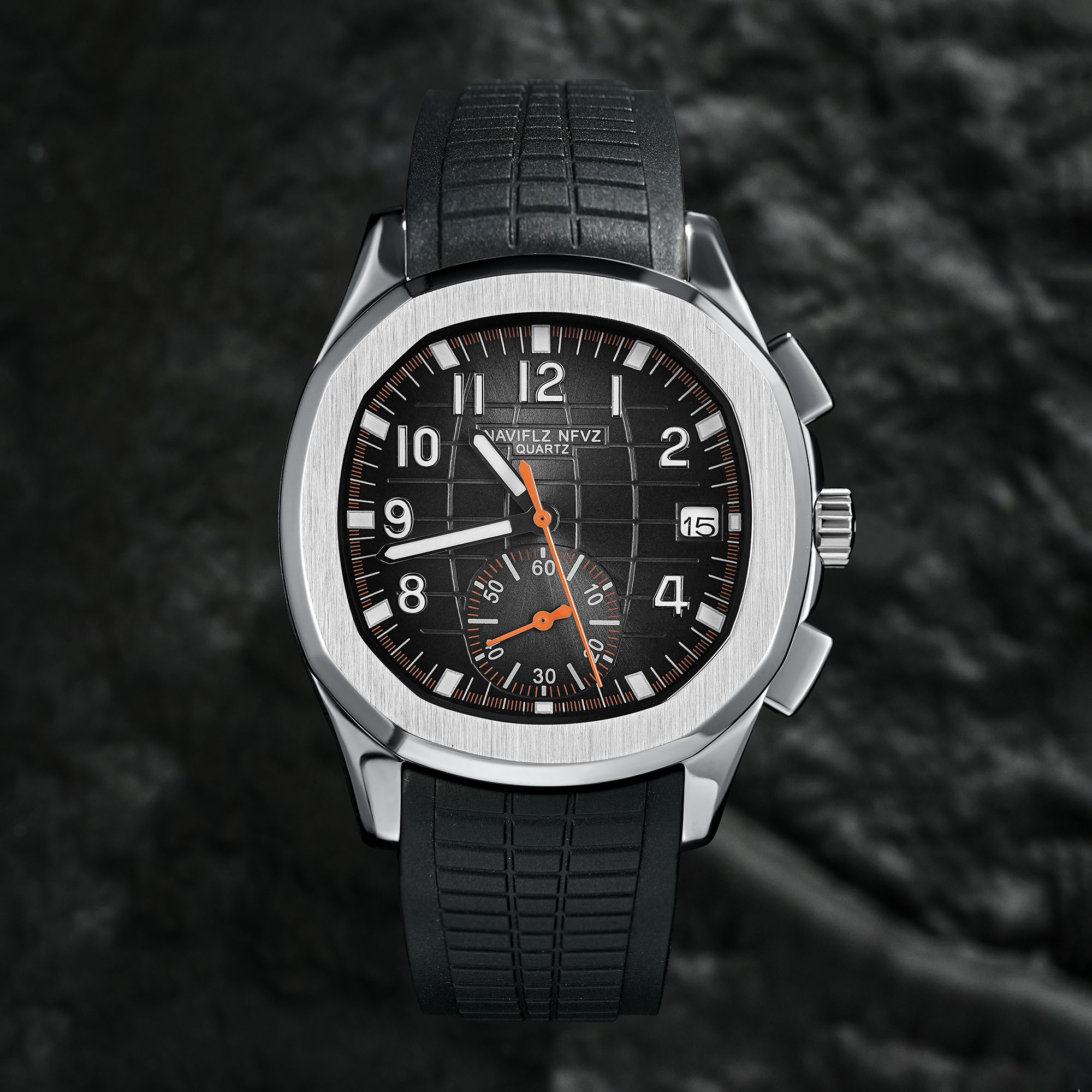 40MM 남성용 고급 시계 NAVIFLZ NFVZ 고품 - Luxury Watch With Rubber Strap 리뷰 및 가격