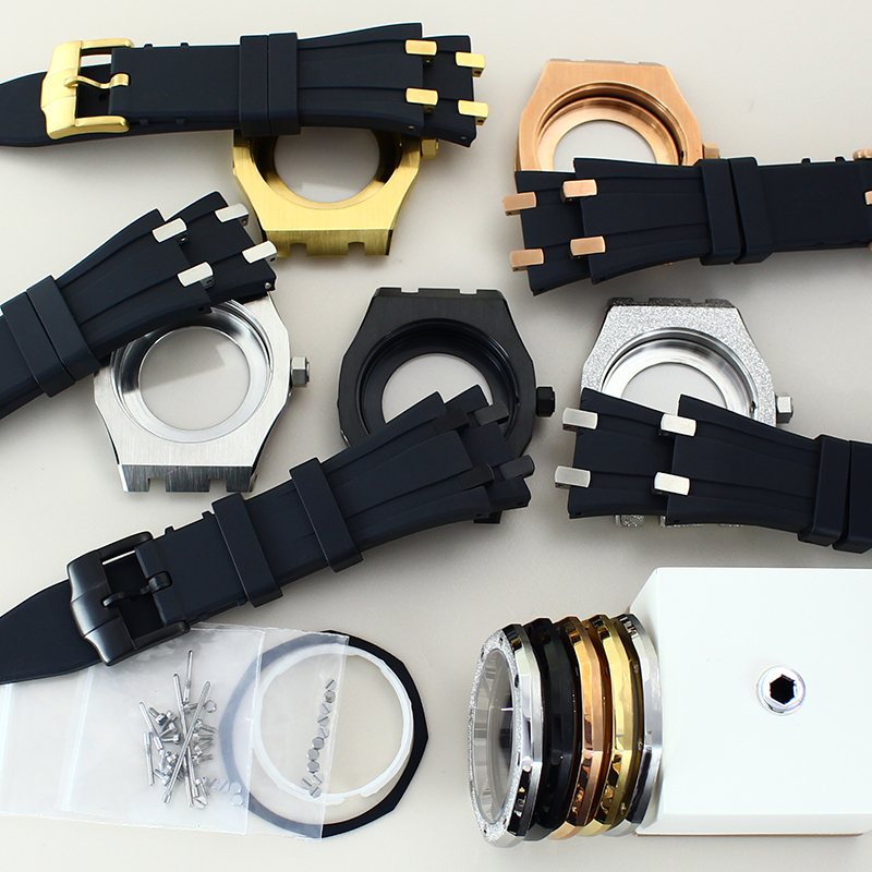 은빛 41mm 럭셔리 남성용 시계 케이스 로얄 세이코  - Luxury Watch With Rubber Strap 리뷰 및 가격