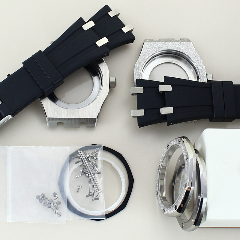 은빛 41mm 럭셔리 남성용 시계 케이스 로얄 세이코  - Luxury Watch With Rubber Strap 리뷰 및 가격