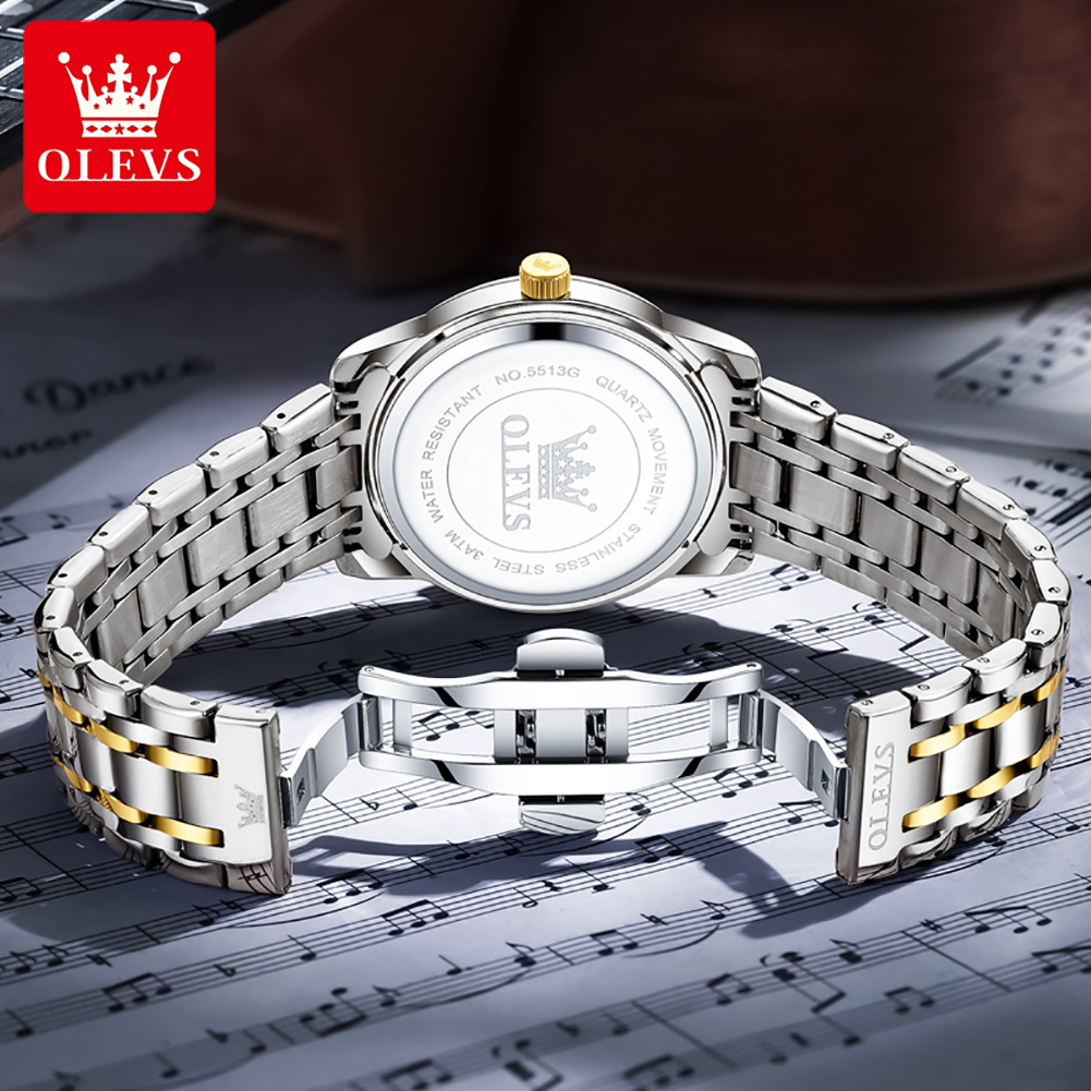 OLEVS 브랜드 패션 남성용 시계 스테인레스 스틸 방 - Luxury Watch Logo 리뷰 및 가격