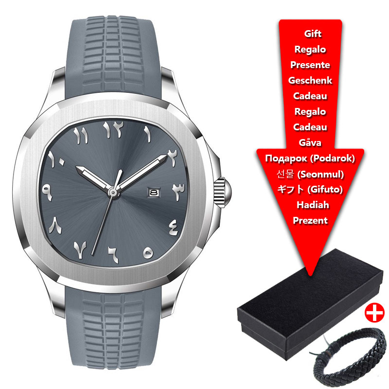 럭셔리 브랜드 남성 시계 실리콘 스트랩, 스포츠 방수  - Luxury Watch Logo 리뷰 및 가격