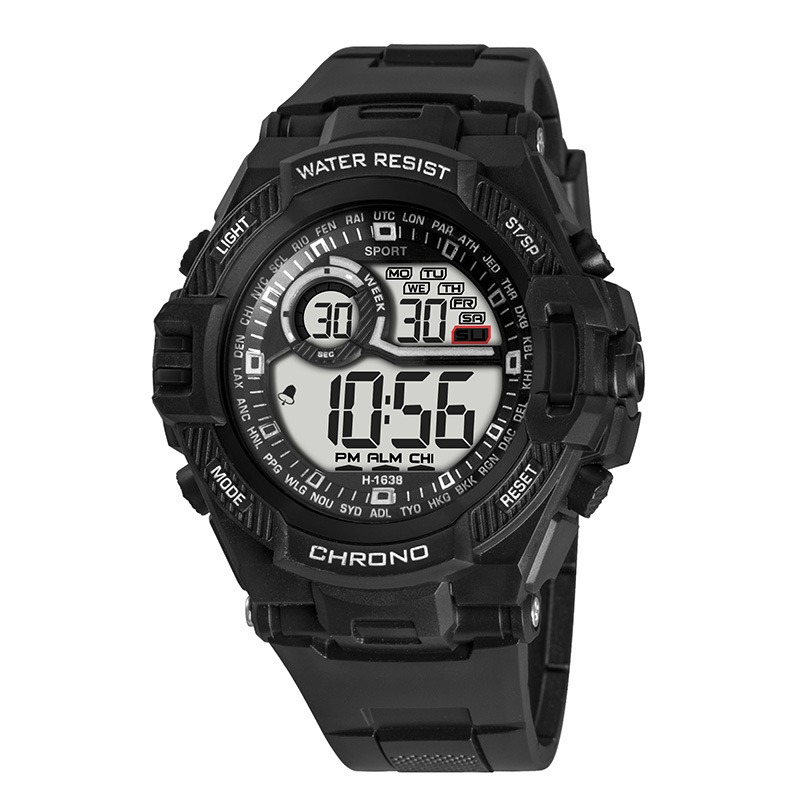 방수 스포츠 시계 남성용 고급 전자 시계 LED 알람  - Luxury Watch Life 리뷰 및 가격