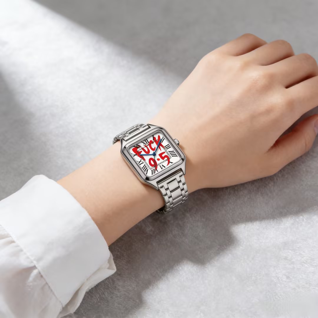 FUCK9.5 스테인리스 스틸 합금 사각 다이얼 심플하 - Luxury Watch Cartier 리뷰 및 가격