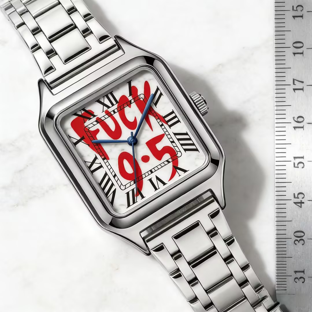 FUCK9.5 스테인리스 스틸 합금 사각 다이얼 심플하 - Luxury Watch Cartier 리뷰 및 가격