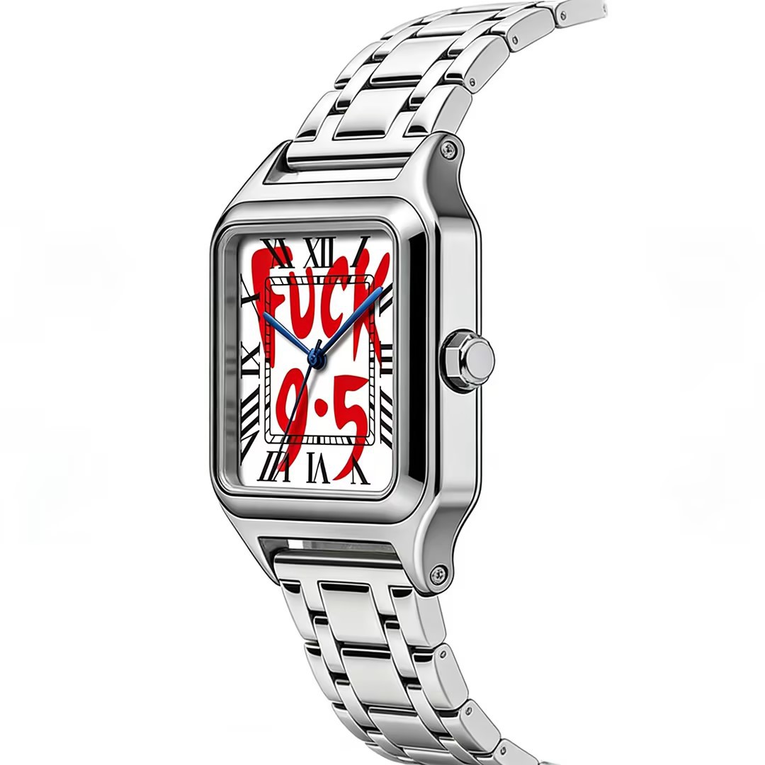 FUCK9.5 스테인리스 스틸 합금 사각 다이얼 심플하 - Luxury Watch Cartier 리뷰 및 가격