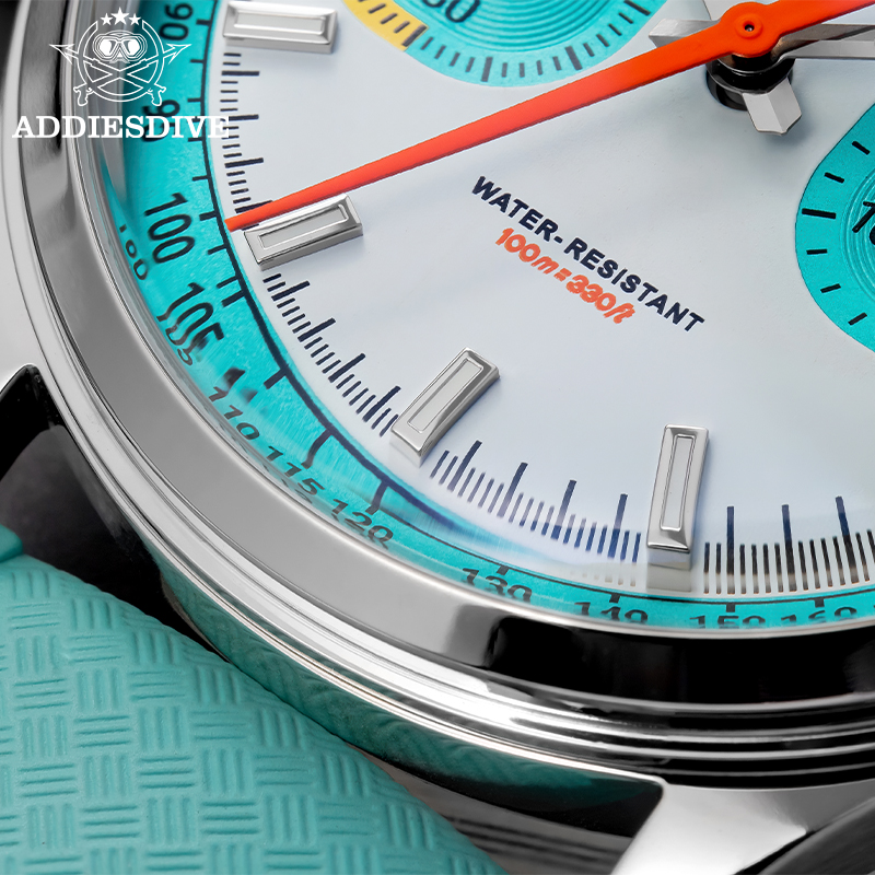 ADDIESDIVE 새로운 다기능 크로노 그래프 시계  - Luxury Watch With Rubber Strap 리뷰 및 가격