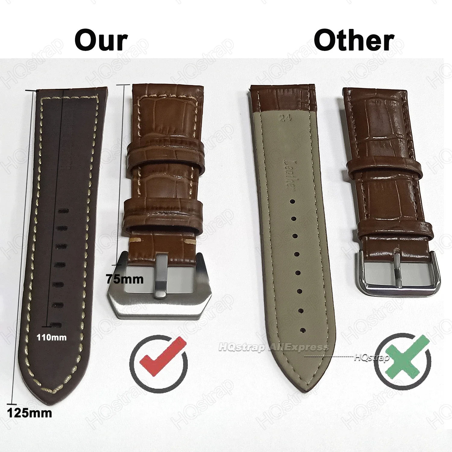 파네라이 시계 밴드용 가죽 범용 교체 스트랩, 삼성 워 - Luxury Watch Panerai 리뷰 및 가격