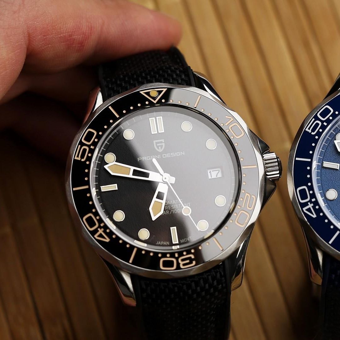 PAGANI DESIGN-남성용 기계식 시계, 럭셔리  - Luxury Watch With Rubber Strap 리뷰 및 가격