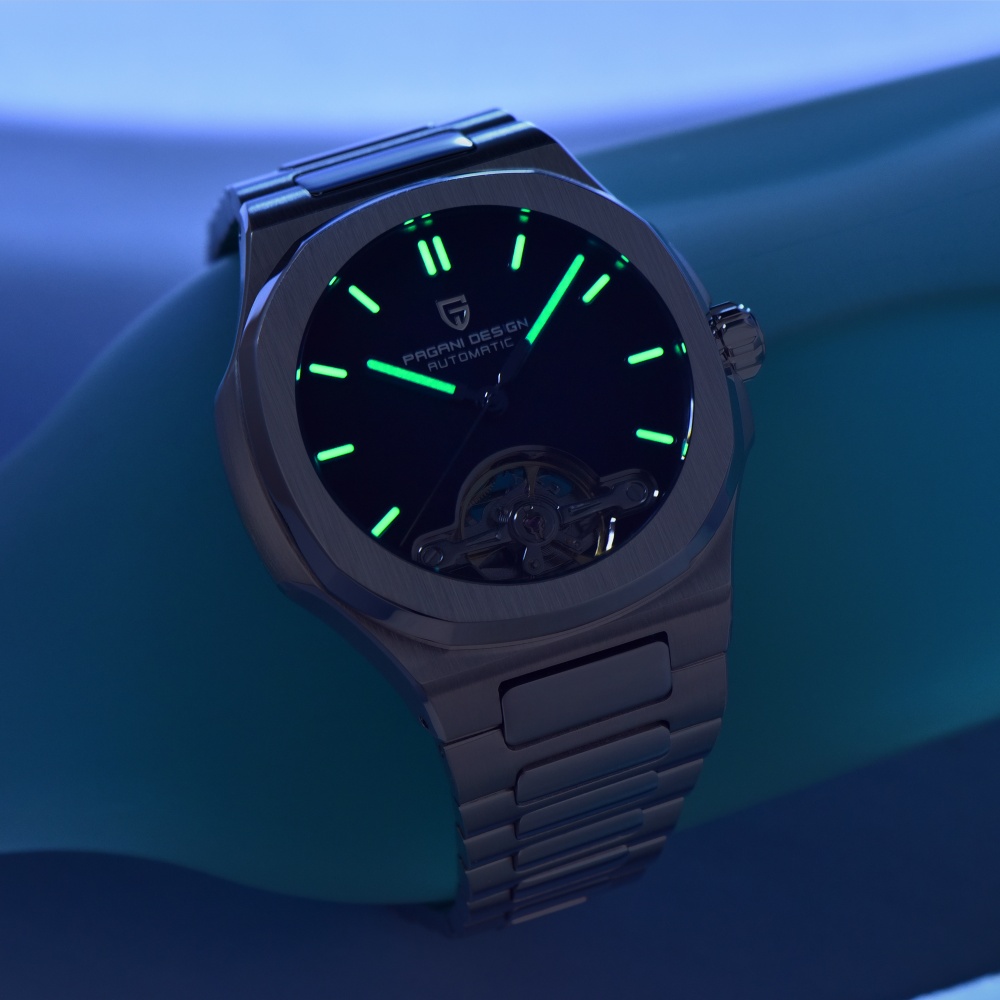 파가니 디자인 신형 기계식 홀로우 아웃 투르비용 남성  - Luxury Watch With Rubber Strap 리뷰 및 가격