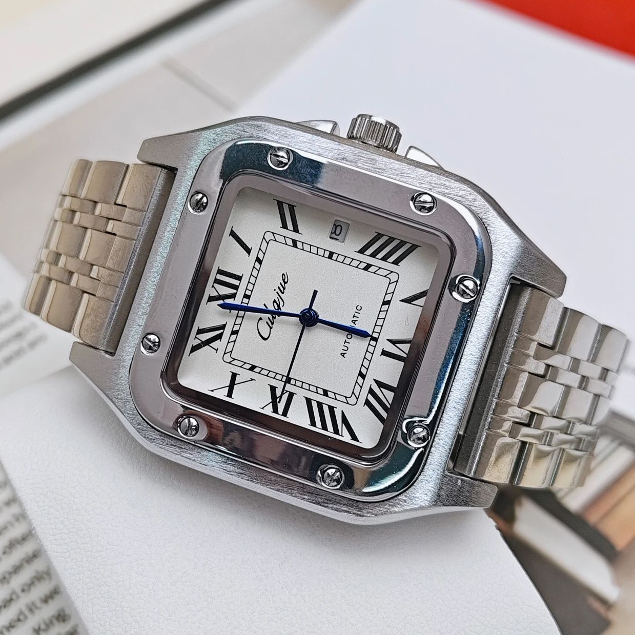 최고급 명품 남성용 시계, 완전 자동 기계식 시계, 스 - Luxury Watch Cartier 리뷰 및 가격